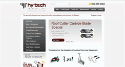 Desktop Screenshot of hy-techroof.com